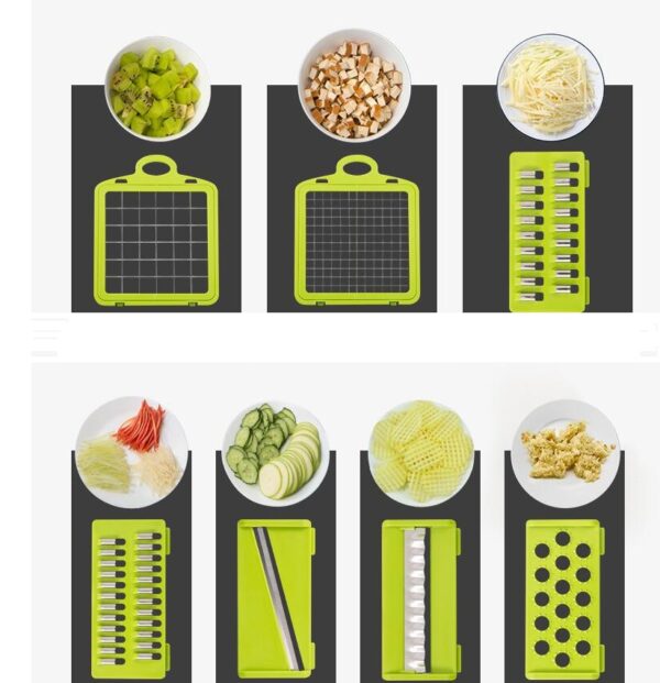 Multifunctional Vegetable Cutter Home Kitchen Slicing And Dicing Fruit Artifact - Image 4