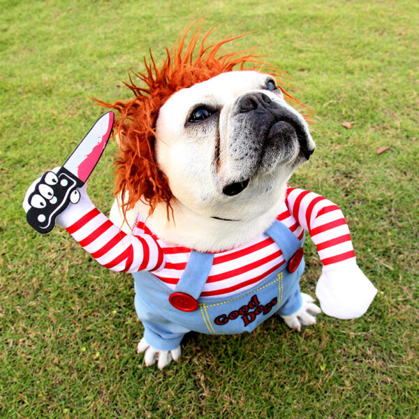 Halloween Pet Costume Pet Dog Funny Clothes Adjustable Dog Cosplay Costume Scary Costume Party Gatherings - Image 8