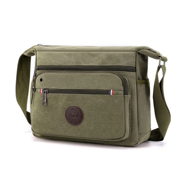 New Canvas Men's Shoulder Messenger Bag - Image 8