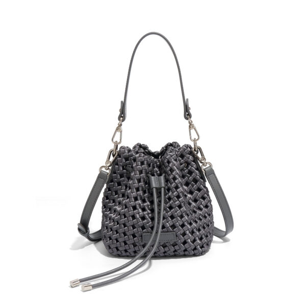 High-grade Windmill Knot Bucket Bag Hand-woven - Image 5