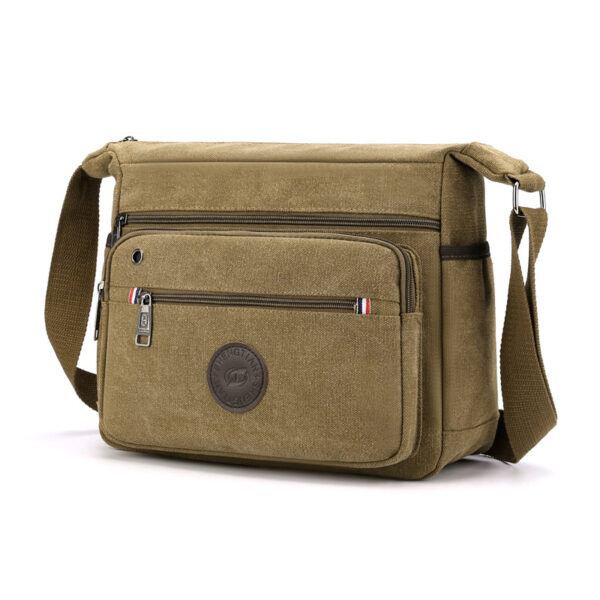 New Canvas Men's Shoulder Messenger Bag - Image 4