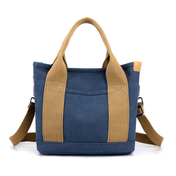 Trendy All-match Simple Fashion Korean Style Large Capacity Commute Leisure Canvas Bag - Image 3