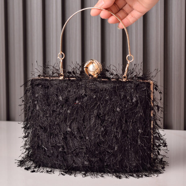 Tassel Handbags Women Dress Party Evening Bag Fashion Luxury Designer Square Bags Crossbody Shoulder Bag Ladies - Image 10