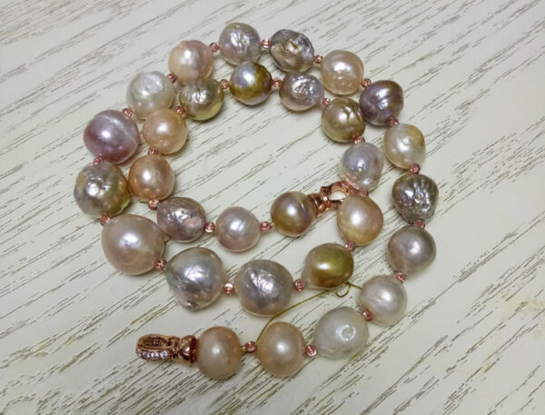 Pure Natural Oversized Pearl Long Necklace Personality Luxurious - Image 5