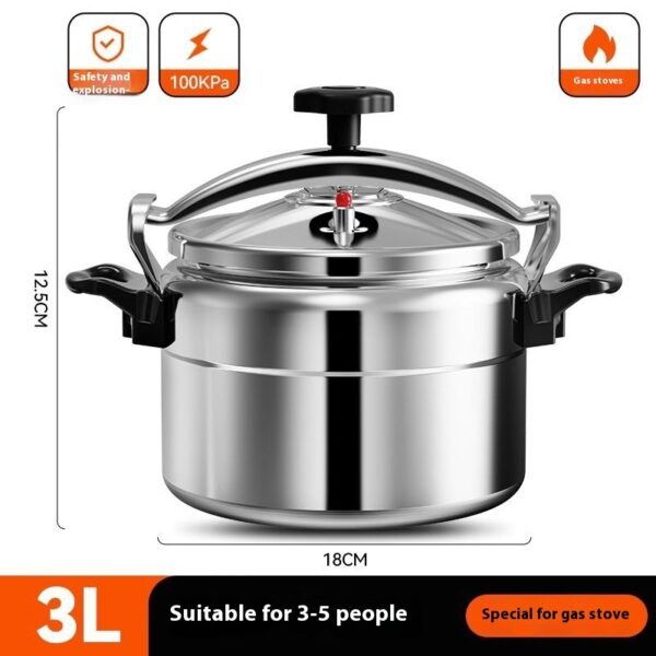 Large Capacity Explosion-proof Pressure Cooker Home Gas Stove Small Pressure Cooker - Image 3