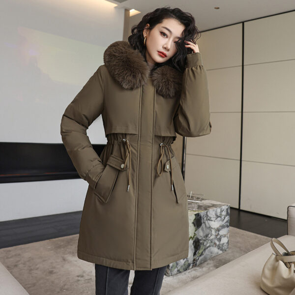 Korean Style Small Waist Down Coat - Image 3