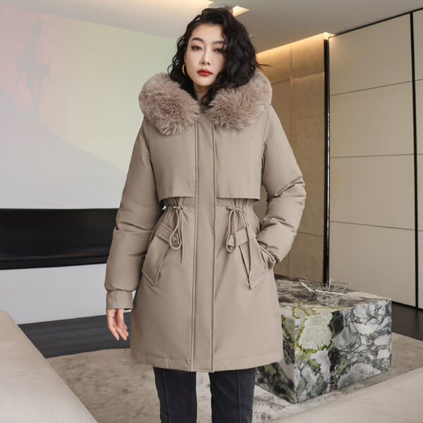 Korean Style Small Waist Down Coat - Image 5