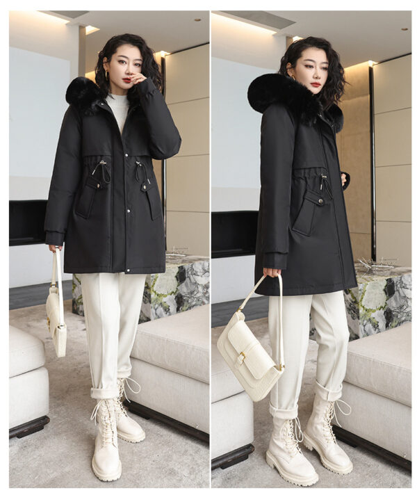 Korean Style Small Waist Down Coat - Image 4