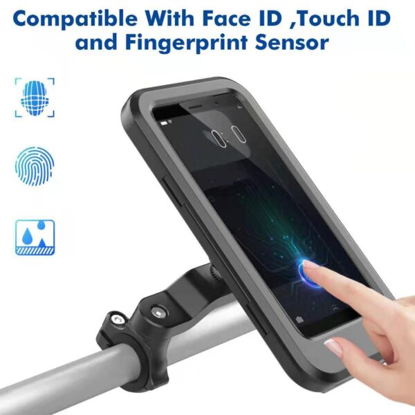 Waterproof Retractable Riding Bracket Wireless Charger - Image 4