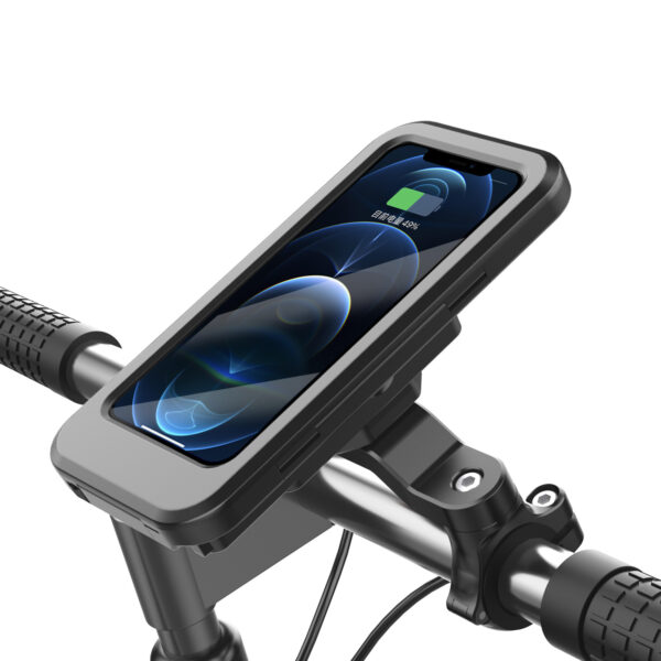 Waterproof Retractable Riding Bracket Wireless Charger - Image 6