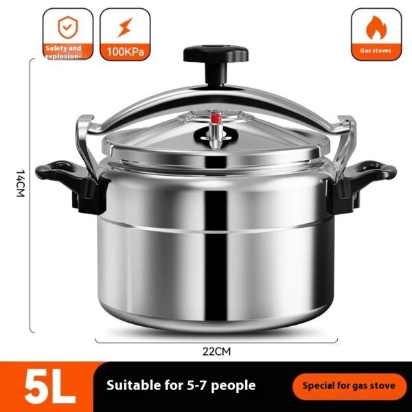 Large Capacity Explosion-proof Pressure Cooker Home Gas Stove Small Pressure Cooker - Image 4