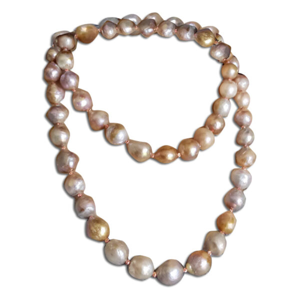 Pure Natural Oversized Pearl Long Necklace Personality Luxurious - Image 4