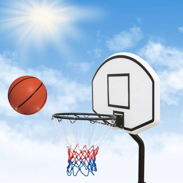 Portable Poolside Basketball Hoop 3.1ft To 4.7ft Height Adjustable Basketball System - Image 3