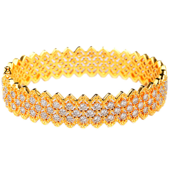 Gold Plated S925 Silver Fine Version Of The Lace Bracelet For Women - Image 3