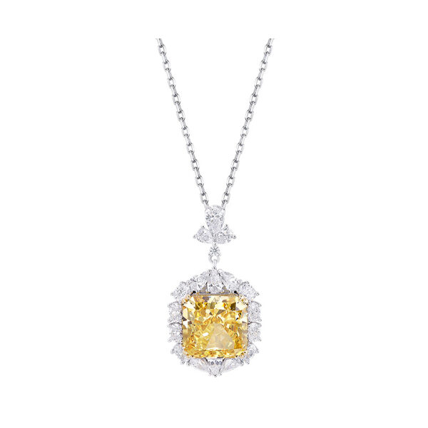 Women's Light Luxury 925 Sterling Silver Moissanite Diamond Necklace - Image 5