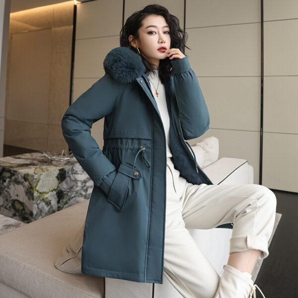 Korean Style Small Waist Down Coat - Image 8